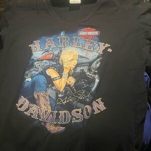 Harley-Davidson Black T-Shirt with Iconic Logo